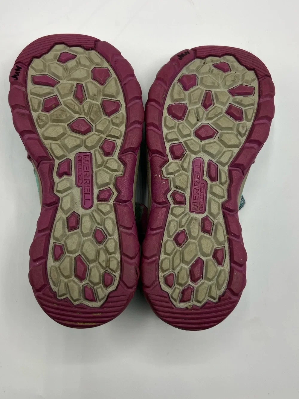 Merrell Kids' Teal and Purple Closed-Toe Outdoor Sandals